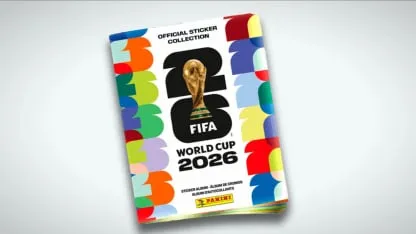 Álbum oficial Panini del Mundial 2026 con sus figuritas